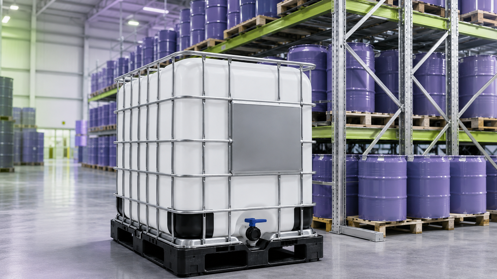 Aceite esencial o premix en formato industrial IBC